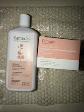 Champú caspa Kamedis Scalp Control 16,9 oz 500 ml y cepillo masajeador NUEVO