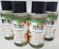 Champú anticaspa ReFresh para el cuidado del cuero cabelludo enfriamiento hamamelis 13,5 fl oz X 4