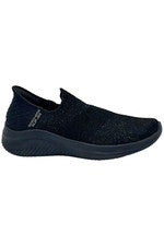 Zapatos sin cordones Martha Stewart x Skechers ultra flexibles negros Neptuno