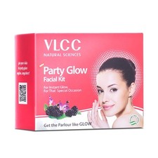 Kit facial VLCC Party Glow para rostro iluminador saludable 60 g