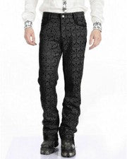 Pantalones Góticos Disfraz Cosplay Estilo Ajustado y Calce Vestido Pantalones Victorianos