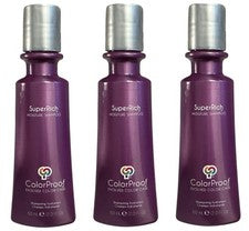 Champú hidratante superrico a prueba de color 2 fl oz (paquete de 3)