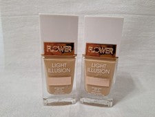 Juego de 2 bases líquidas FLOWER Beauty Classic Tan M3 Illusion nuevas