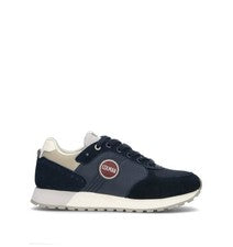 Colmar Sneakers Uomo Blu Pelle Scamosciata, Tessuto TRAVIS-A-002-NGG-A130176