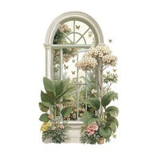 Pegatina de pared 3D decoración de plantas verdes arte de pared estético decoración del hogar pegatina