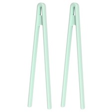 Pinzas para tostar de silicona de 8,7", 2 piezas pinza de cocina utensilio de cocina, verde claro