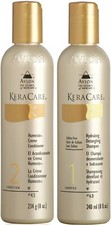 KERACARE CHAMPÚ DESMANTELANTE HIDRATANTE Y ACONDICIONADOR CREMA HUMECTO - SET 8 oz-!!!!