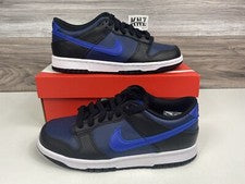 **NUEVO Nike Dunk Low Retro Negro Azul Marino (GS) | Talla 6.5 Y, Para hombres 6.5 | DH9765 402
