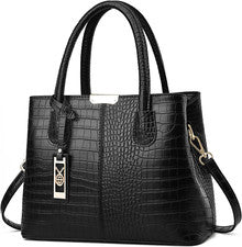Set de Bolsos para Mujer Cartera Monedero de Cuero Pu Moda Casual Elegante Retro