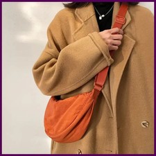 Bolso Mensajero de Diseño Simple para Mujer Moda Damas Nailon Hobos Pequeño Hombro