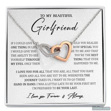 Collar A Mi Novia, Romántico Regalo de Cumpleaños para Ella, Joyería San Valentín