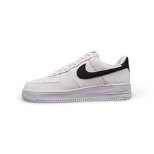Original Nike Air Force 1 Low '07 Blanco Negro Guijarro Cuero CT2302-100 NUEVO