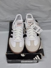 Zapatos ADS-5/Adidas Samba, BLANCO, caja nueva/dañada (8,5 US Hombres-9,5 US Mujeres)