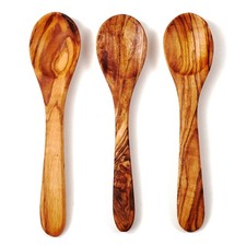 Juego de 3 cucharas de madera de olivo