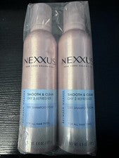 2x Nexxus Smooth & Clean Día 2 Champú Seco Refrescante Espuma 6.8 OZ