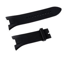 NUEVA correa de reloj de buceo de goma de silicona negra para Armani Exchange