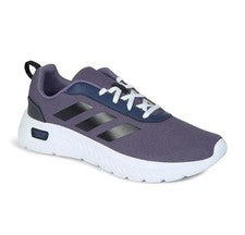 NUEVO Para hombres 9.5 Adidas Cloudfoam Zapatos Cómodos Púrpura Cómodos Espuma Tenis JL4518