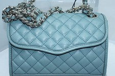 Nuevo Bolso Bandolera Rebecca Minkoff Para Mujer Mini Affair Acolchado Cuero Azul