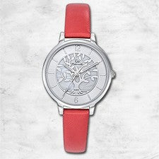 Girl Only Go Reloj de Pulsera Mujer Cuarzo Cuero Rojo