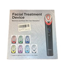 Dispositivo de tratamiento facial BUBLOC 7 en 1 7 colores terapia de luz LED varita para el cuidado de la piel