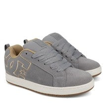 DC SHOES SKATE COURT GRAFFIK GRIS - TOSTADO - BLANCO ROTO 300529 025 PARA HOMBRE PRECIO DE VENTA SUGERIDO POR EL FABRICA