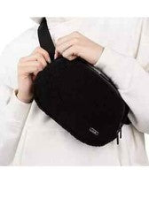 Bolso Cinturón Lole Polar Unisex Talla Única Negro Cremallera Bidireccional Ligero Nuevo con Etiquetas