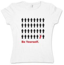 CAMISETA BE YOURSELF MUJER NIÑA - Progresiva Indie Hipster Mod Moda Moderna