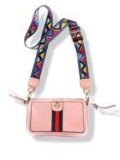 Bolso Bandolera Bolso PU Cuero PU Hombro Rosa Usado en Excelente Condición