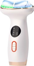Masajeador Facial Frío Calor Terapia de Luz Roja para Rostro Cuello Levantamiento de Ojos Reafirmante