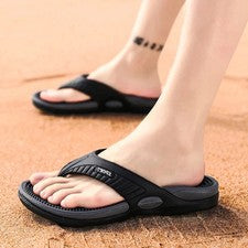 Chanclas de masaje de verano hombre, sandalias de playa calzado informal cómodo