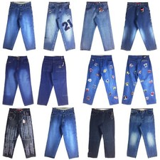 JEANS DE DISEÑO, ESTILO SURTIDO, HOLGADOS DE LA VIEJA ESCUELA, JEANS LARGOS DENIM PARA HOMBRE GRUPO-2