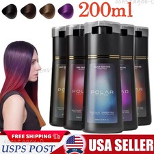 Champú tinte para cabello Polar, champú para el cuidado del cabello 200 ml/6,7 oz 4 colores