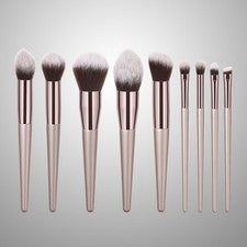 9 piezas brochas de maquillaje para niñas belleza maquillaje profesional mujer
