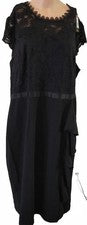 Vestido MIUSOL Raccolta Carta Para Mujer Moda Encaje Volantes Cóctel Fiesta Plus 4XL