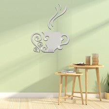 Calcomanías de pared adhesivas de acrílico para decoración del hogar para sala de estar