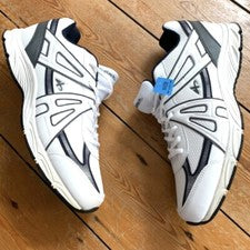 Zapato para correr Vegano Hombre Extra Ancho Blanco Entrenador Espuma con Memoria Cómodo Talla 11