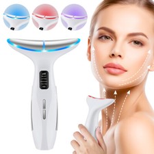 Dispositivo de elevación de estiramiento de la piel facial de microcorriente LED máquina de belleza facial cuello