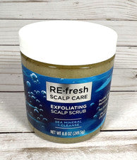 Exfoliante exfoliante RE-fresh cuidado del cuero cabelludo mineral marino + limpieza 8,8 oz