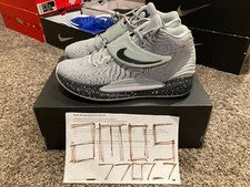 Nike KD14 TB Durant 14 Wolf Gris Negro DA7850-002 Hombres Talla 8.5 9 RARO SIN TAPA