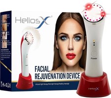 Varita infrarroja y dispositivo de rejuvenecimiento de la piel terapia de luz roja con masaje térmico