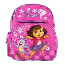 Mochila Pequeña - Dora la Exploradora - Saltar con Botas 12" Bolso Escolar NUEVO