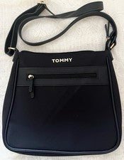 Cartera bandolera Tommy Hilfiger para mujer color negro