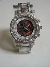 Reloj Hombre Acabado Plateado Moda Vestir o Casual Link