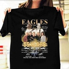 Camisa 55 Years Of Eagles Band 1971 2026 Thank You For The Memories