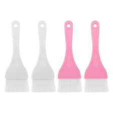 Juego de 4 brochas de mascarilla facial duraderas de doble color cepillo de polvo suave para el cuidado de la piel