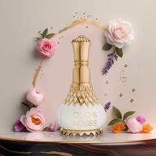 Aceite Attar Itr Al Nuaim Oud & Roses 9,9 ml, aceite de perfume concentrado unisex