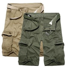 Pantalones Cortos de Carga para Hombres Pantalón Chino Militar Ejército Verano Informal Pantalones de Combate Pantalones