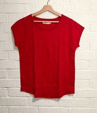 Camiseta para mujer Moda Algodón Top Camisetas Calce Ajustado Dobladillo Curvo Algodón