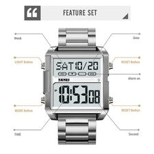 2299 Men's Digital Watch 30M Waterproof Wrist Watches With Backlight OH