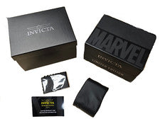 NUEVA CAJA RELOJ INVICTA MARVEL EDICIÓN LIMITADA RARA CON MANUAL DE GARANTÍA